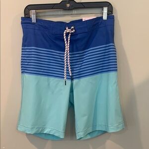 NEW Men’s Small Sonoma Blue and Aqua Men's Swim Board Shorts